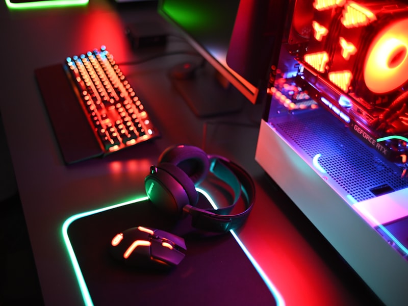 The main PC floor at dusk